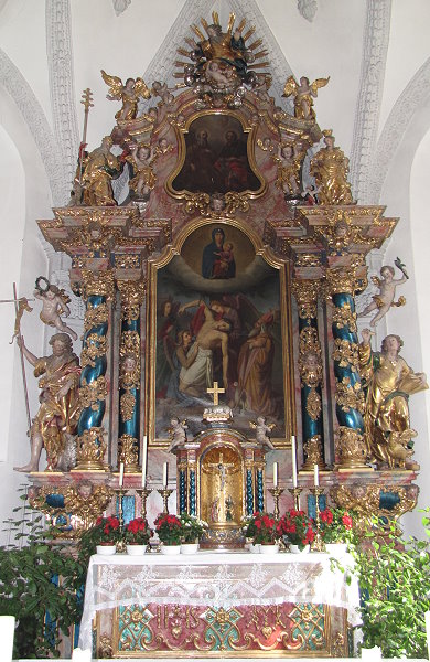 Hochaltar Pfarrkirche Mötz im Oberinntal