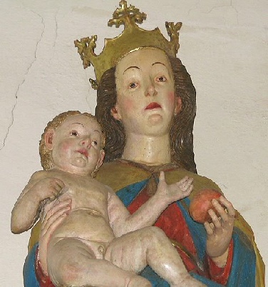 Maria mit dem Apfel (Katharinenkapelle Kitzbühel)